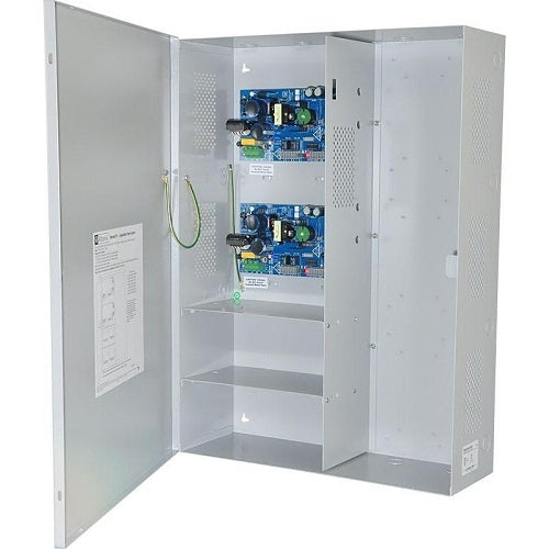 Altronix MAXIMAL11FE Power Supply Charger, Expandable, Dual 12/24V DC outputs at 3.5A each (12A max), 115V AC, FAI, LinQ2 Ready, BC800 Enclosure