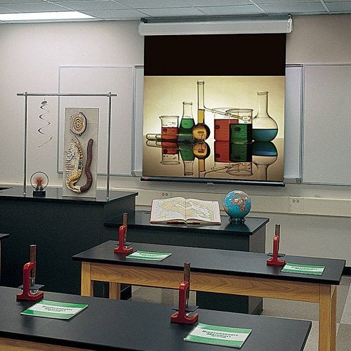 Draper 206173 123\\" Luma Manual Projection Screen, 16:10, Matte White