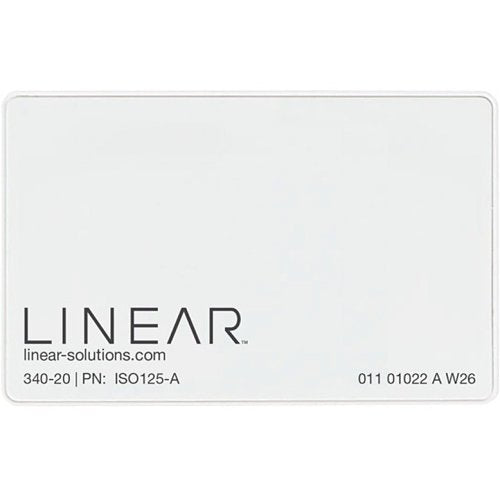 Linear ISO125-H 125 kHz Printable ISO Card for HID Prox Readers, 25-Pack