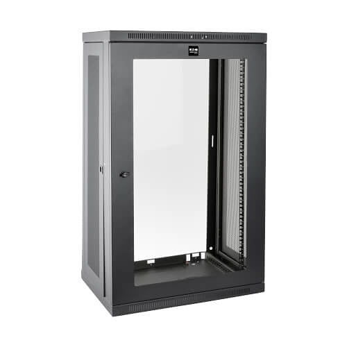 Eaton Tripp Lite SRW21UG SmartRack Low-Profile Switch-Depth Wall Mount Half-Height Rack Enclosure with Clear Acrylic Window, 16.5\\" (42cm), 200lb (90.7kg), 21U