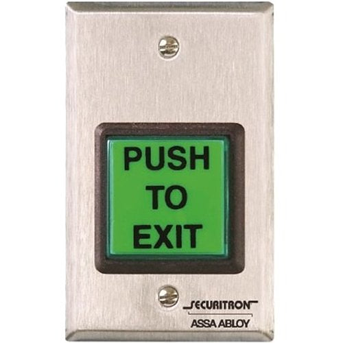 Securitron Emergency Exit Button w/ Timer Single Gang Image of SN-EEB2