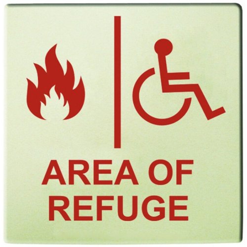 Alpha RSN7041 8\\"X 8\\" Photolumines Wall Sign Image of AY-RSN7041