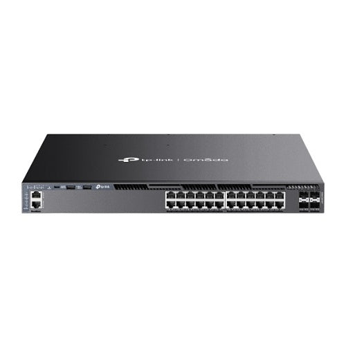 TP-Link SG6428XHP Omada Campus 24-Port Gigabit Stackable L3 Managed PoE+ Switch with (4) 10G Slots