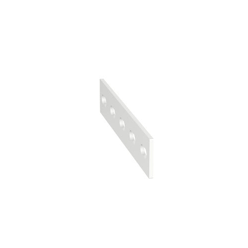 Panduit PWBSPL5WH Splice Bar Kit, 5 Slots, White