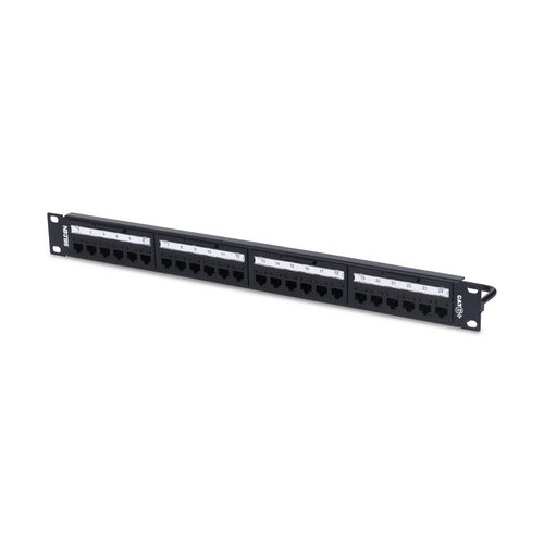 Belden RV6PPF1U24BK CAT6 Plus REVConnect 24-Port Patch Panel, Black