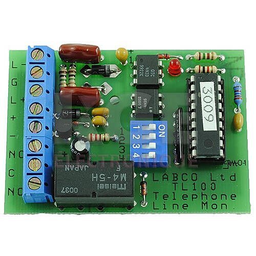Labco TL100 Telephone Line Monitor, PLC Module