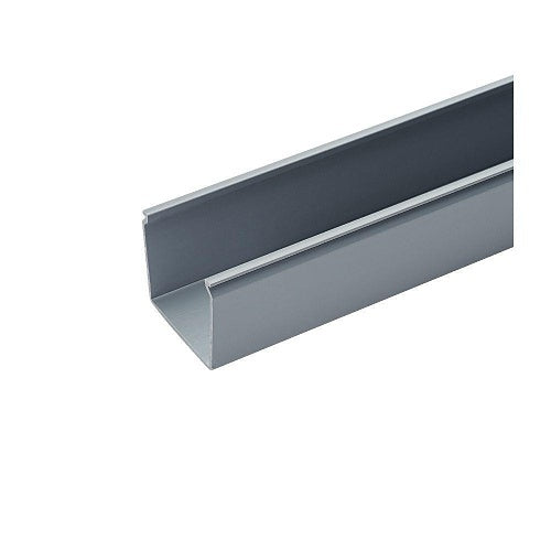 Panduit FS6X4LG6-A Solid Raceway, PVC, 6\\"x4\\"x6\', Adhesive, Light Gray