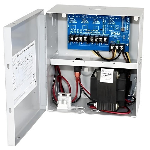 Altronix ALTV244175CB220 CCTV Power Supply, 4 PTC Outputs, 24/28VAC 7.25A, 220VAC, BC100M Enclosure