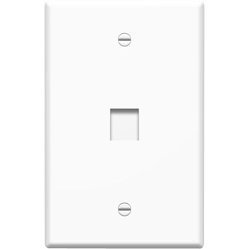 Legrand-On-Q 1-Gang, 1-Port Oversized Wall Plate, 10-Pk, White Image of H4-WP3301W10