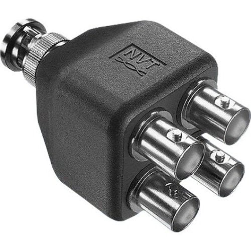 NVT Phybridge NV-EC4BNC BNC Coax Splitter Adapter, to 4