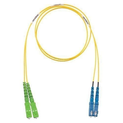 Panduit F923LANSNSNM015 Fiber Optic Patch Cord, OS2 2-Fiber 3mm PC LSZH Silver Coated Copper Duplex Standard, 15m