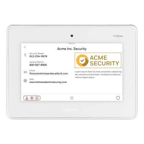 Resideo ONEPROA7PLUS All-In-One Alarm Panel with 7\\" Touchscreen, Built-In Alexa, Camera, and Wi-Fi/Z-Wave Plus