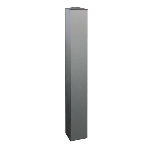 Camden CM-48-BSU-CLR 48\\" Bollard, Single Gang Prepped Clear Mounting Post