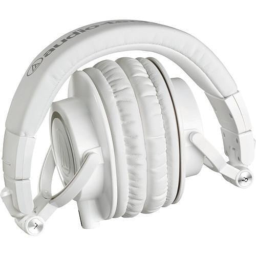 Audio-Technica ATH-M50xWH Professional Monitor Headphones, Closed-Back Dynamic