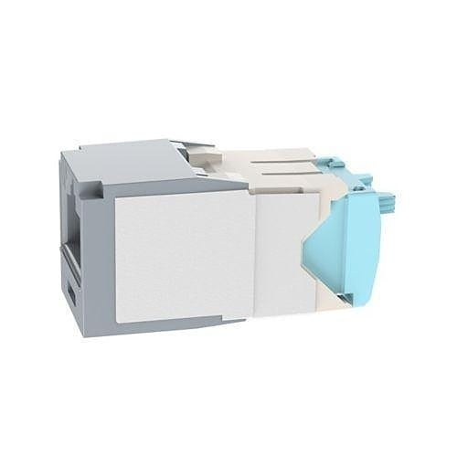 Panduit CJT6X88TGIG Keystone Jack, Mini-Com Module CAT6a 28/30AWG UTP, International Gray