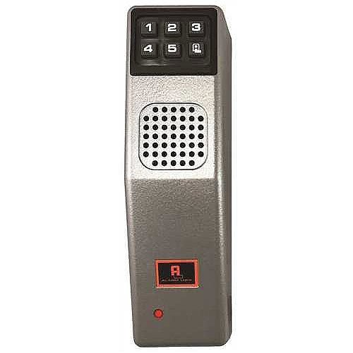Napco PG30MS PG30 Series Keypad-Controlled Narrow Stile Door Alarm, Metallic Silver, Black