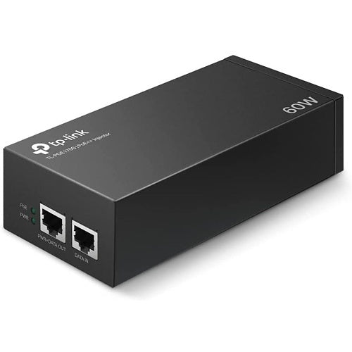TP-Link POE170S Gigabit Ports PoE++ Injector, 60W, Black