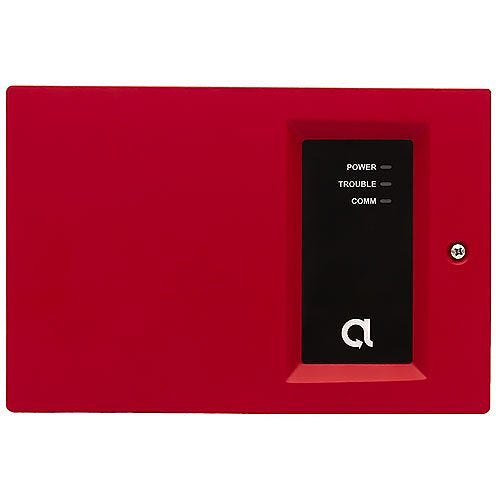 alula BAT-FIRE-ATT Universal 5G-Ready Fire Communicator, AT&T, Red