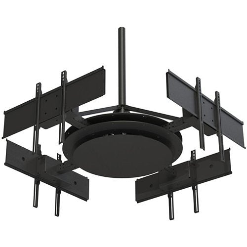 Peerless-AV DST975-4 Ceiling Mount for Flat Panel Display - Black Image of QP-DST9754