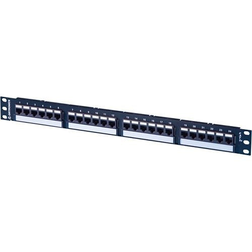 Ortronics TechChoice Angled Patch Panel Category 5e 24 Port Image of OR-SP5EU24
