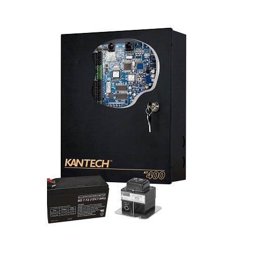 Kantech EK-4 KT-4 Expansion Kit with Controller, Transformer and Battery (Replaces EK-400)