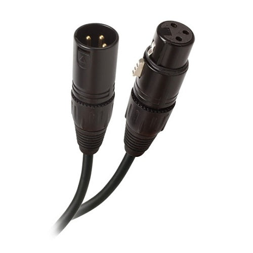 Binary B6-XLR-3FM-50FT 3P XLR Female to Male 50\' (DAN-3FB-G+DAN-3MB-G) Gold Contacts