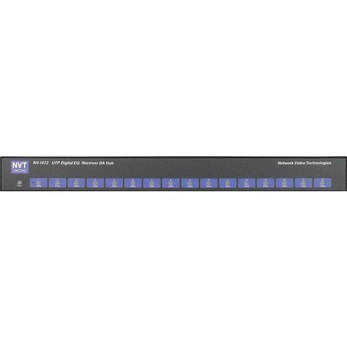 NVT Phybridge NV-1672 16-Channel Digital EQ Active Receiver Distribution Amplifier Hub