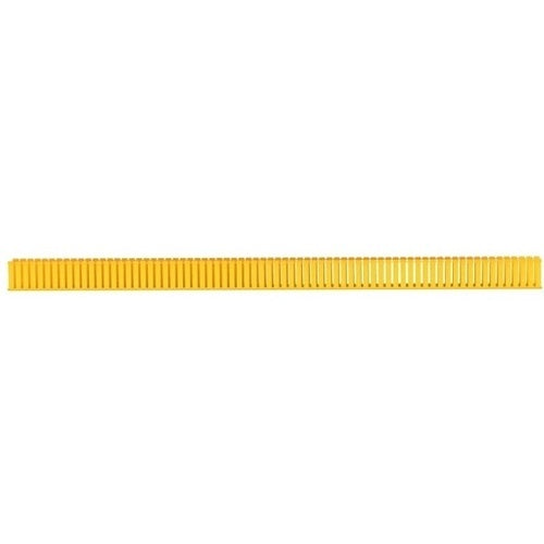 Panduit E4X4YL6 FiberRunner® Slotted Cable Routing Channel, 4x4, Yellow