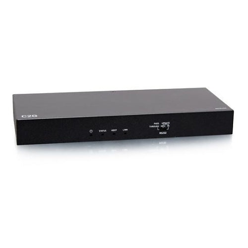 C2G C2G31011 HDMI HDBaseT + USB-C and USB-B to A Over Cat Extender Dual Gang Wall Plate Transmitter to Box Receiver, 4K 60Hz
