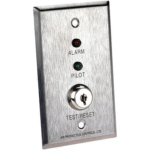 Potter MS-KA/R Air Products and Controls MS Series Remote Alarm with Red LED and Key Operated Test/Reset