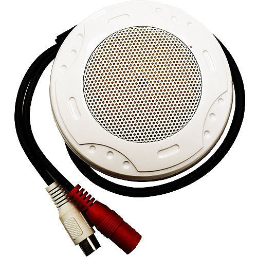 Speco CAMMIC2 Surface Mount Microphone/Audio Pickup for Use with Camera, Black