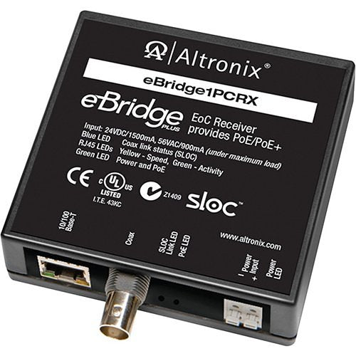 Altronix eBridge1PCRX - IP over Coax Receiver Image of AX-EBRI1PCRX