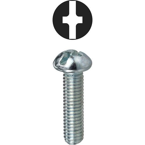 Dottie 632PS #6-32 Assorted Phillips/Slotted Round Head Machine Screw Kit Image of LH-632PS