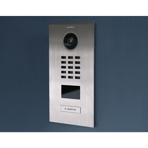 DoorBird D2101V-SSV4A IP Video Door Station, Salt Water Resistant, Stainless Steel V4A