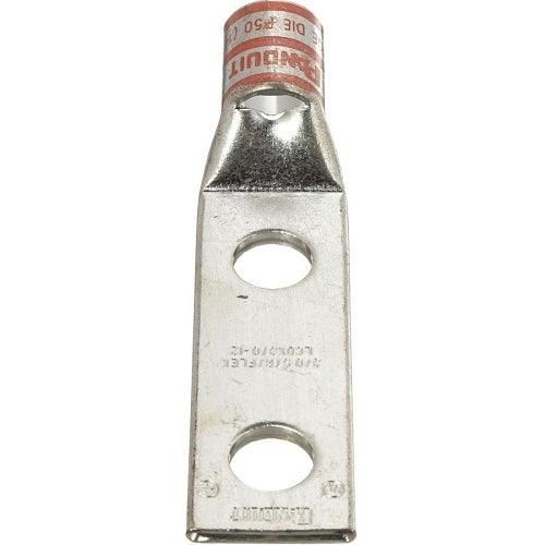 Panduit LCDX3/0-12-X Copper Compression Connector Lug, 2-Hole, 1/0AWG