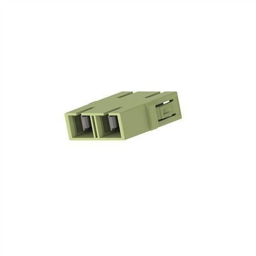 Panduit FADSCZLM-L OM5 Silver Coated Copper Duplex Adapter, Lime