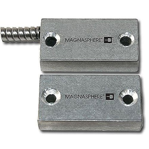 Magnasphere MSS-321S Surface Mount Contact with Armored Cable, 3 Switches, 1 Open Loop, 2 Closed Loop Image of MR-MSS321S
