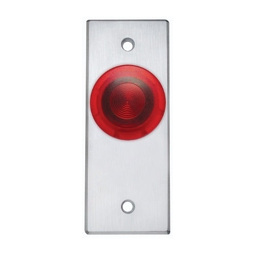 Camden CM-3100GE Mushroom Illuminated Exit Switch, Narrow Button, Green