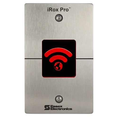 Essex IRXO-2S iRox Single Gang High Frequency Reader with iCLASS SE, Wiegand/OSDP, Stainless Faceplate