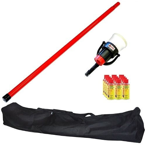 SDi SOLO808 Fire Alarm Smoke Starter Kit with 13' Pole for Reach and Aerosol Smoke Dispenser