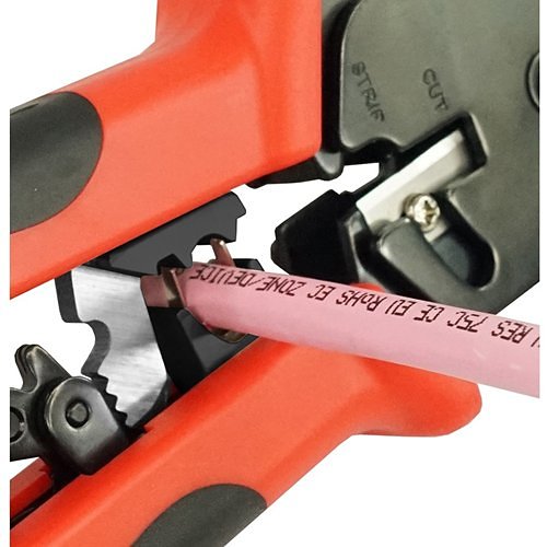 Simply45 S45-C101 Pro Series All-In-One RJ45 Crimp Tool, Pass-Through and Standard WE, SS RJ45
