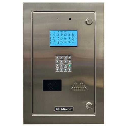 Mircom TX3-2000-8CR-C Cutting-Edge 2000 Resident/Visitor Flush Mount