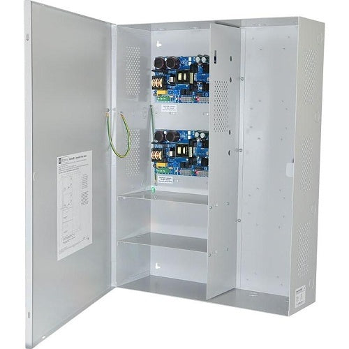 Altronix MAXIMAL55FE Power Supply Chargers, Expandable, Dual 12V DC outputs at 9.5A each, 115V AC, FAI, LinQ2 Ready, BC800 Enclosure