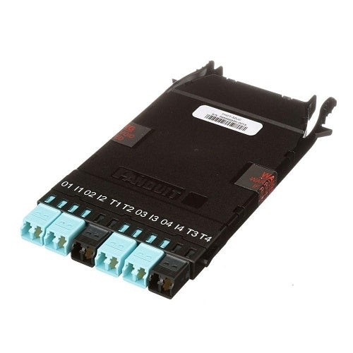 Panduit FHCT-5ZUC HD Flex Tap Cassette, OM4, 2 Duplex LC-LC