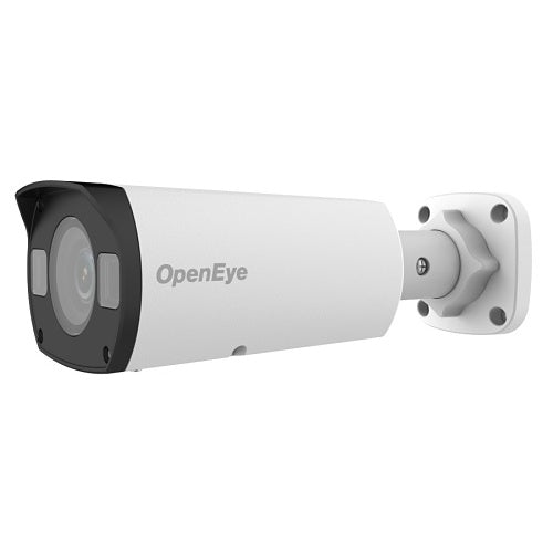 OpenEye OE-C2012B4-S 4MP Outdoor Bullet IP Camera, 2.7-13.5mm Motorized Zoom Lens