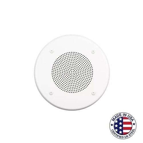 Lowell WB-4 Steel Screw-Mount Grille for 4\\" Speaker, 7.25\\" Diameter, White