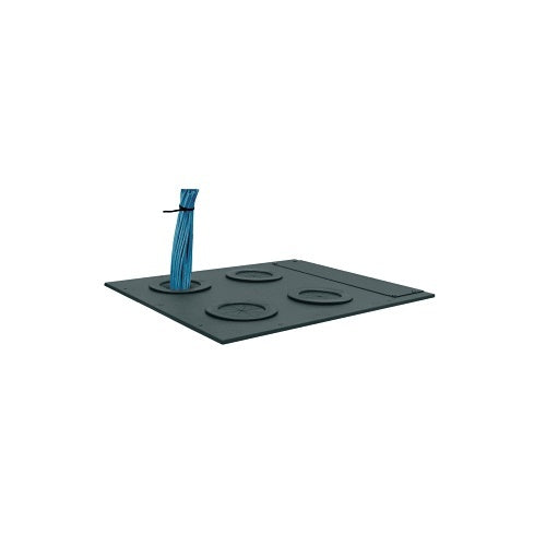 Middle Atlantic GK-4G Protective Cable Grommet 4\\" Gland, 4-Piece, Black