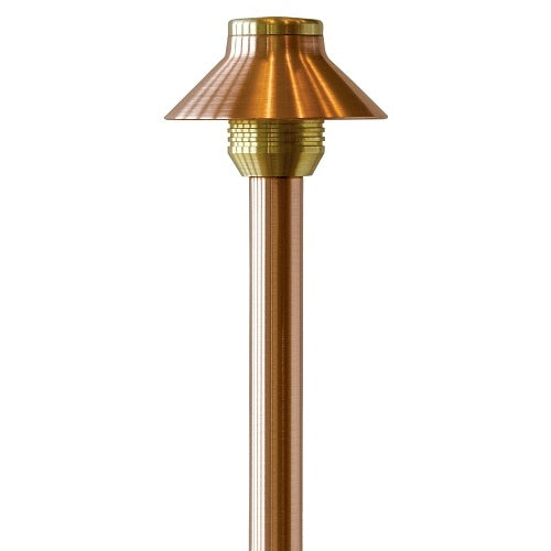 FX Luminaire SP-LED20W-12R-CU Stella Collection Path Light, 1.3VA, 2700K G4 Lamp, 12\\", Copper