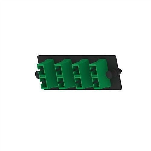 Panduit FAP4WAGDSCZ Wallplate 4 SC APC Duplex Singlemode Adapters, Zirconia Adapter