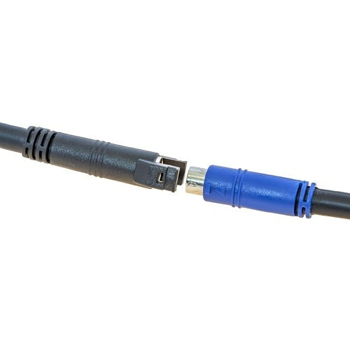 Hubbell VGA6P35BK 8-Pin Patch Cord, Plenum, AV, 35\', Black